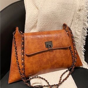 Vintage envelope chain purse